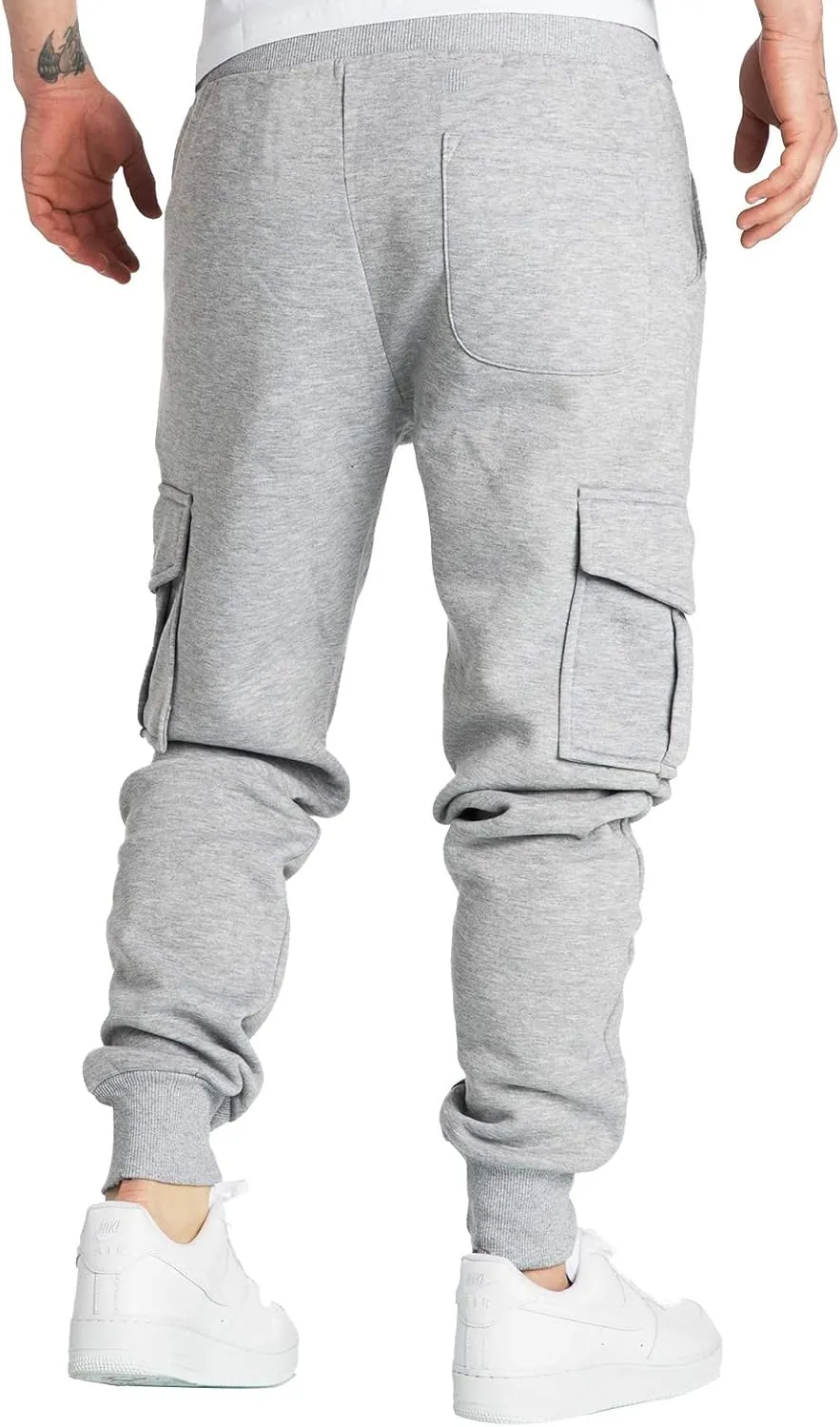 2023 Jogger Pants for Men, Men's Cargo Sweatpants Casual Joggers Athletic Plus Size Loose Stretch Baggy Trousers with Pocket