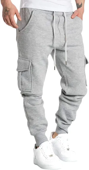 2023 Jogger Pants for Men, Men's Cargo Sweatpants Casual Joggers Athletic Plus Size Loose Stretch Baggy Trousers with Pocket