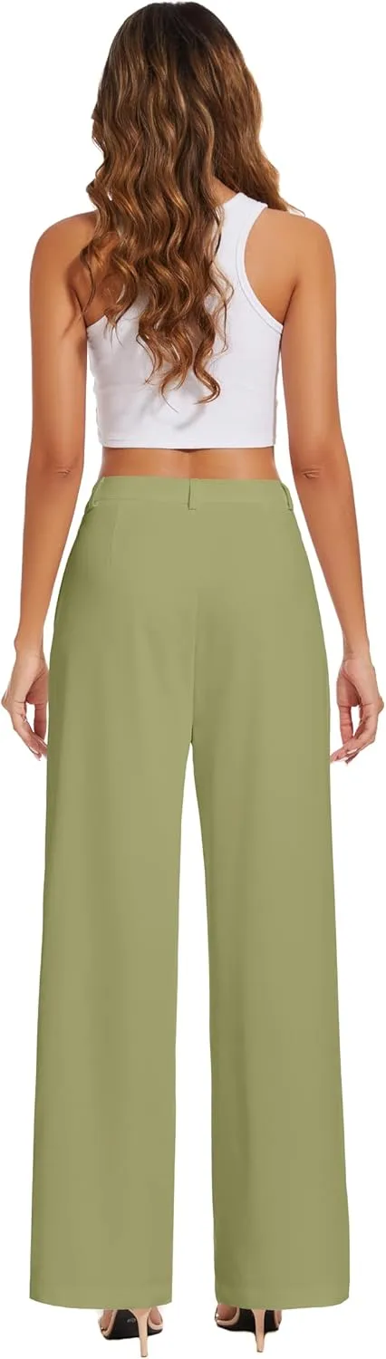 2025 Casaul Pants for Women Business Work Office Dress Pants Trousers with Pockets