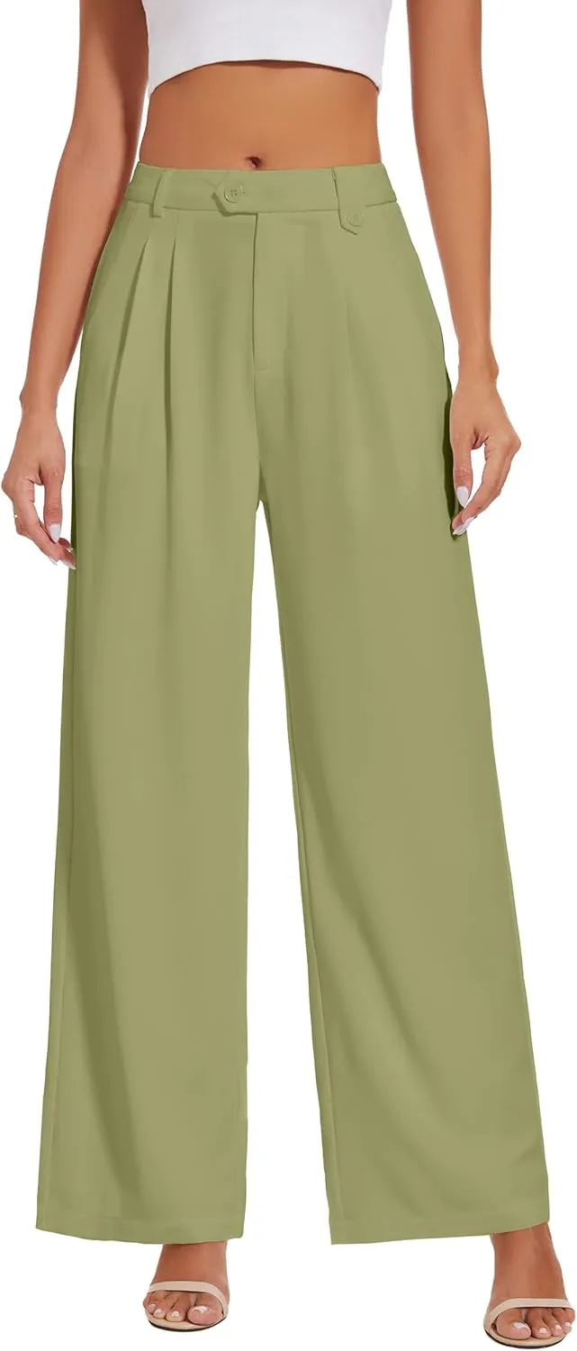 2025 Casaul Pants for Women Business Work Office Dress Pants Trousers with Pockets