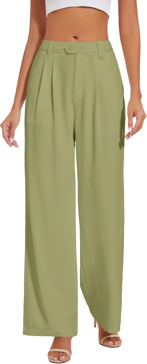 2025 Casaul Pants for Women Business Work Office Dress Pants Trousers with Pockets