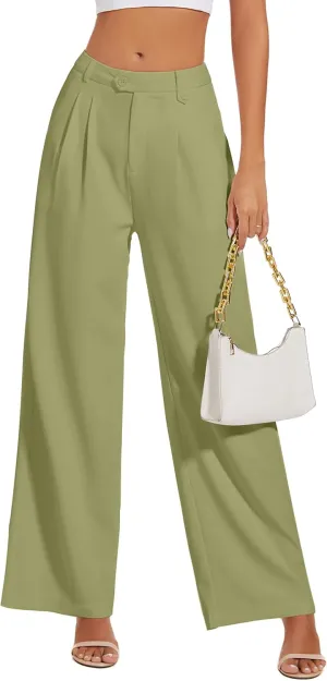 2025 Casaul Pants for Women Business Work Office Dress Pants Trousers with Pockets