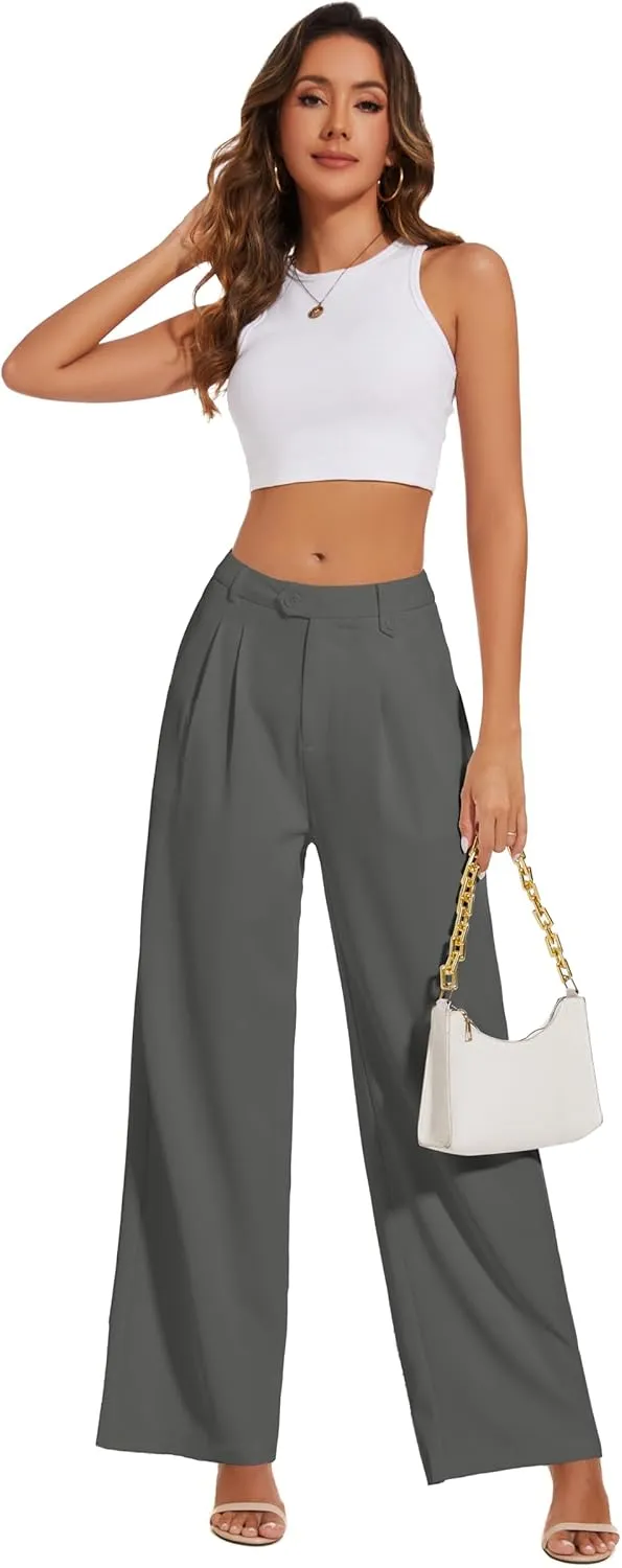2025 Casaul Pants for Women Business Work Office Dress Pants Trousers with Pockets