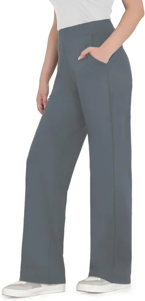 Bamans Dress Pants Women Bootcut Flare Leggings High Waisted Work Business Office Trousers Yoga Slacks with Pockets