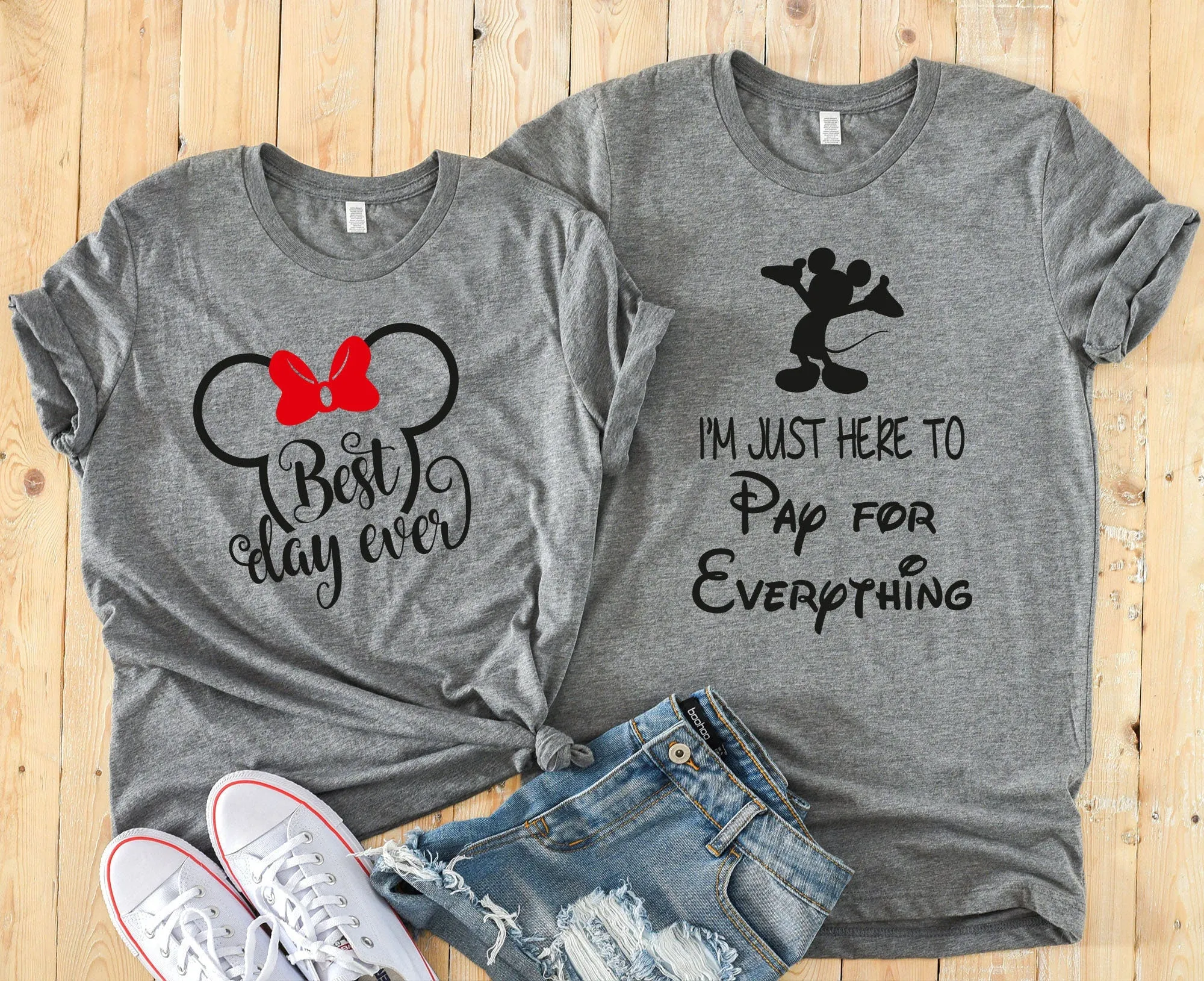 Best Day Ever Minnie and Mickey Shirts - Disney Couples - Matching Shirts