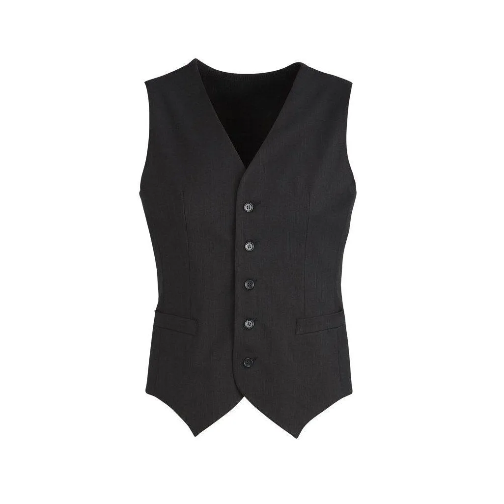 Biz Corporates Mens Peaked Vest with Knitted Back - 90111