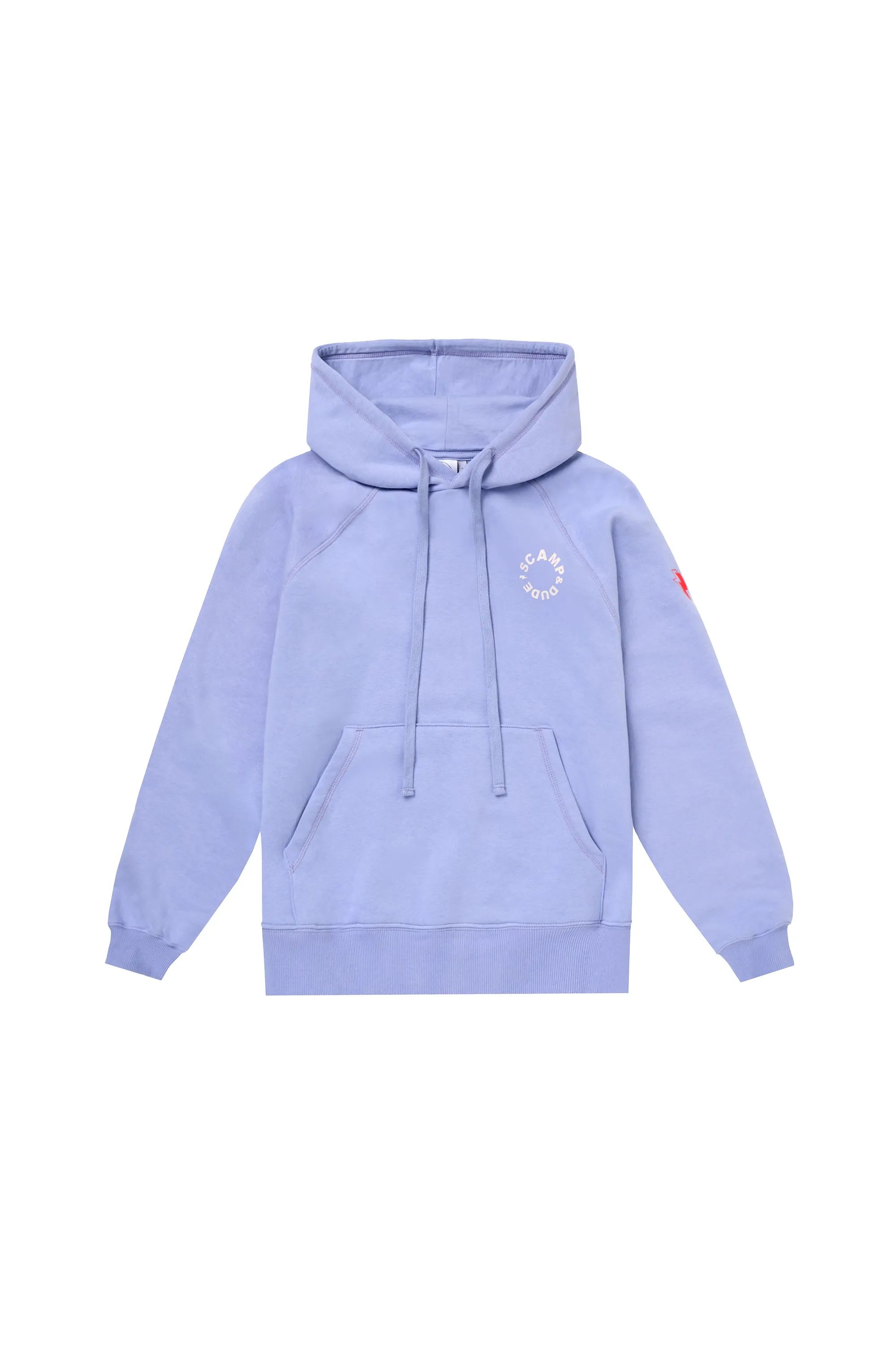 Blue Scamp & Dude Logo Relaxed Hoodie