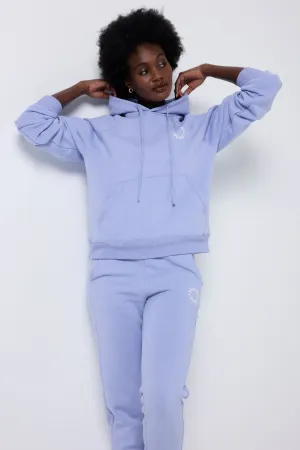 Blue Scamp & Dude Logo Relaxed Hoodie