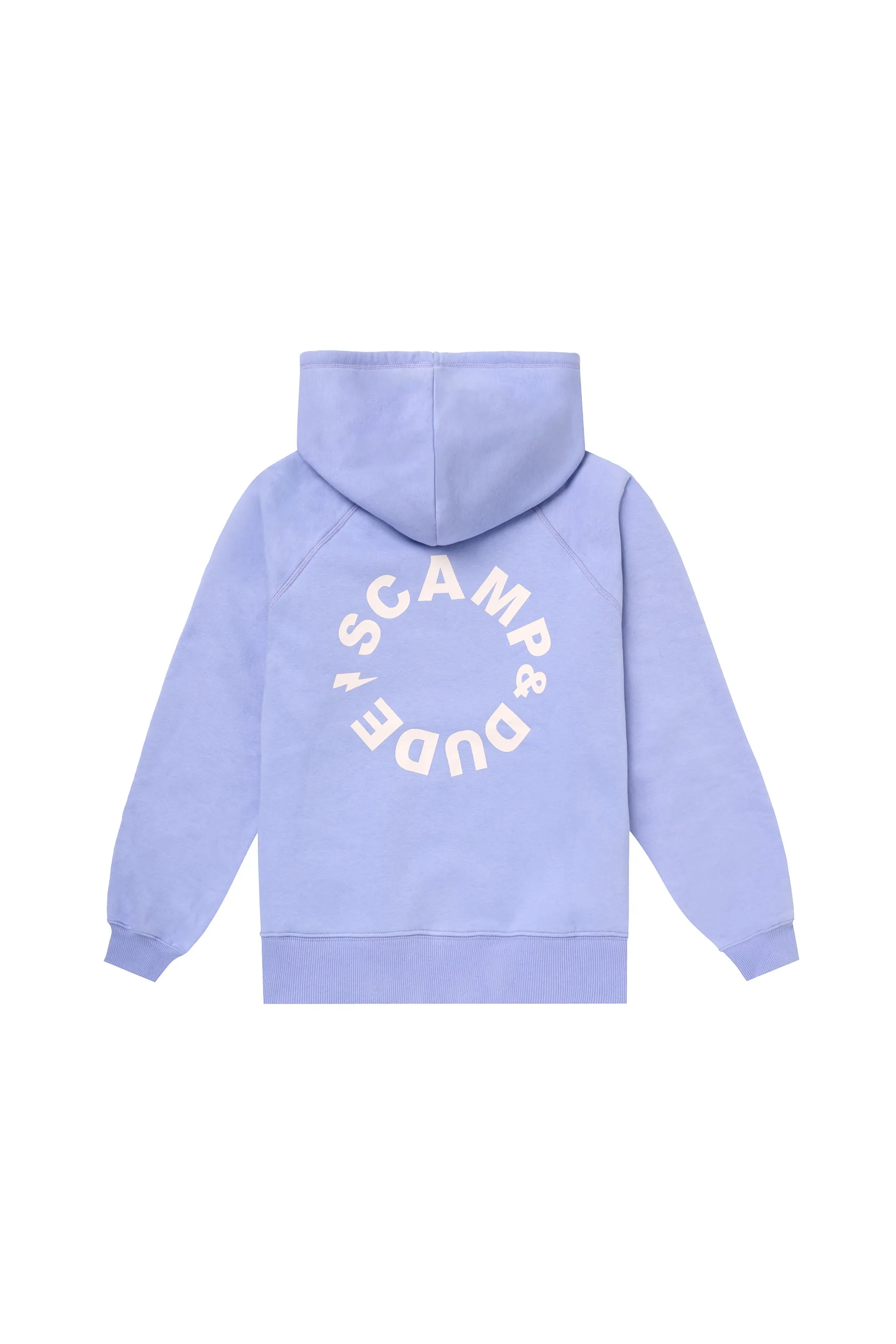 Blue Scamp & Dude Logo Relaxed Hoodie