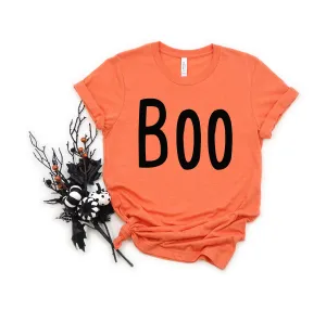 Boo Adult T Shirt - Halloween - Office - School - Teacher - Grade Level - Fun Not So Scary Ghosts
