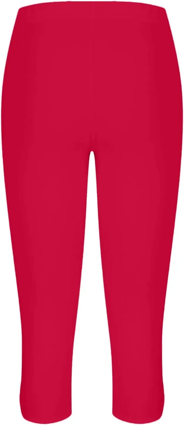 Capri Leggings for Women Dressy Cropped High Waist Yoga Pants Workout Pants Compression Leggings Stretchy Capris