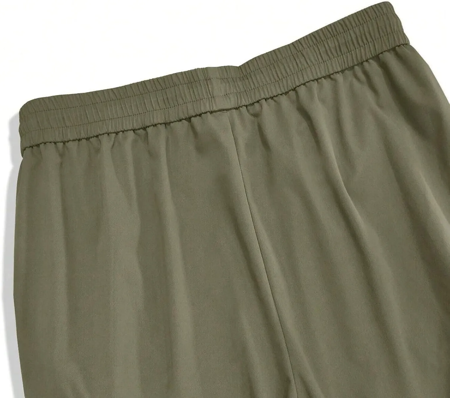 Cargo Pant for Men Drawstring Elastic Waist Multi Pockets Casual Stretch Combat Work Pants