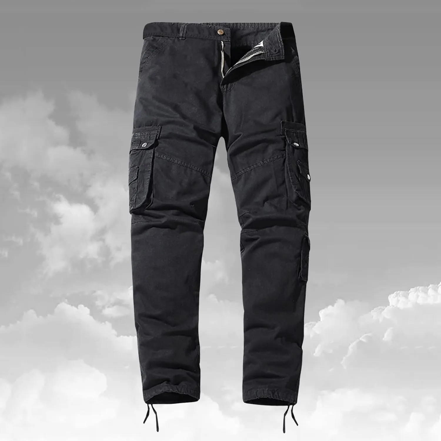 Cargo Pants for Men Joggers Pants Casual Gym Workout Track Pants Comfortable Slim Fit Tapered Sweatpants with Pockets