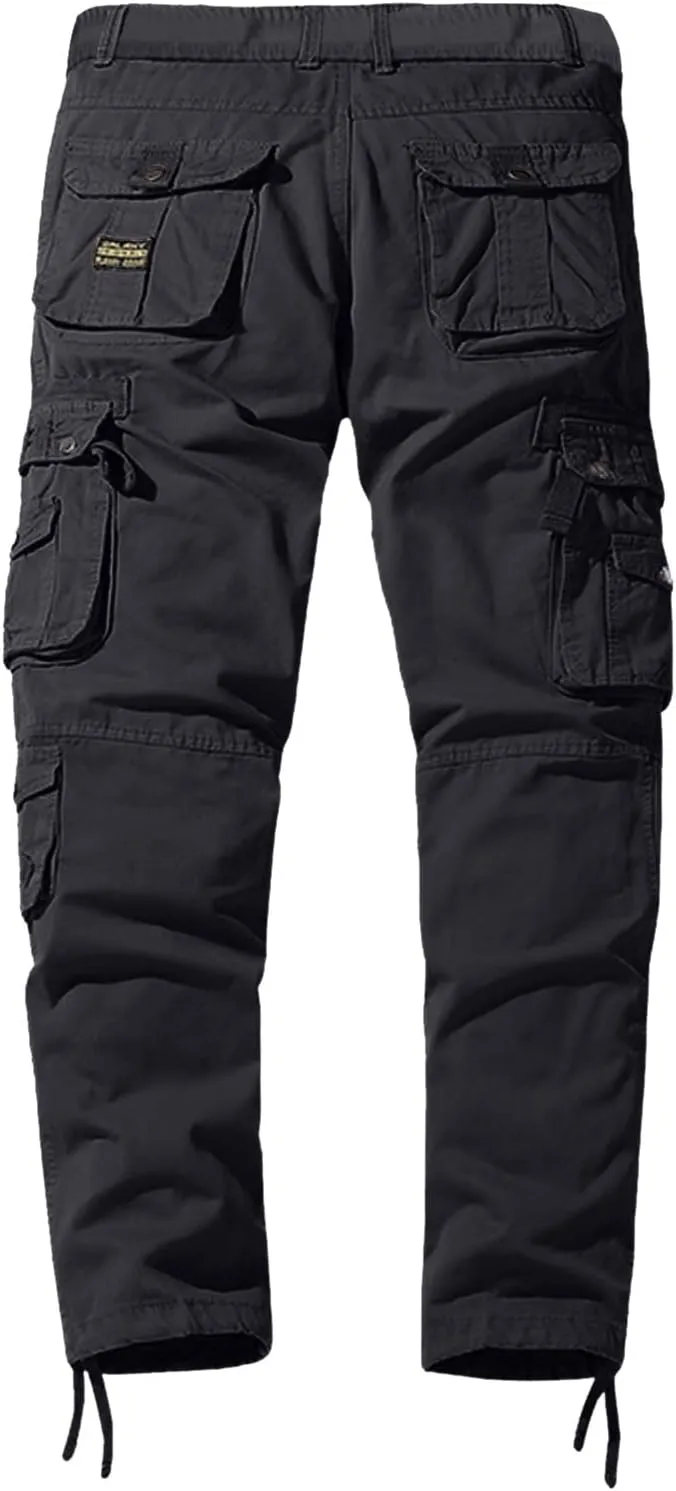 Cargo Pants for Men Joggers Pants Casual Gym Workout Track Pants Comfortable Slim Fit Tapered Sweatpants with Pockets