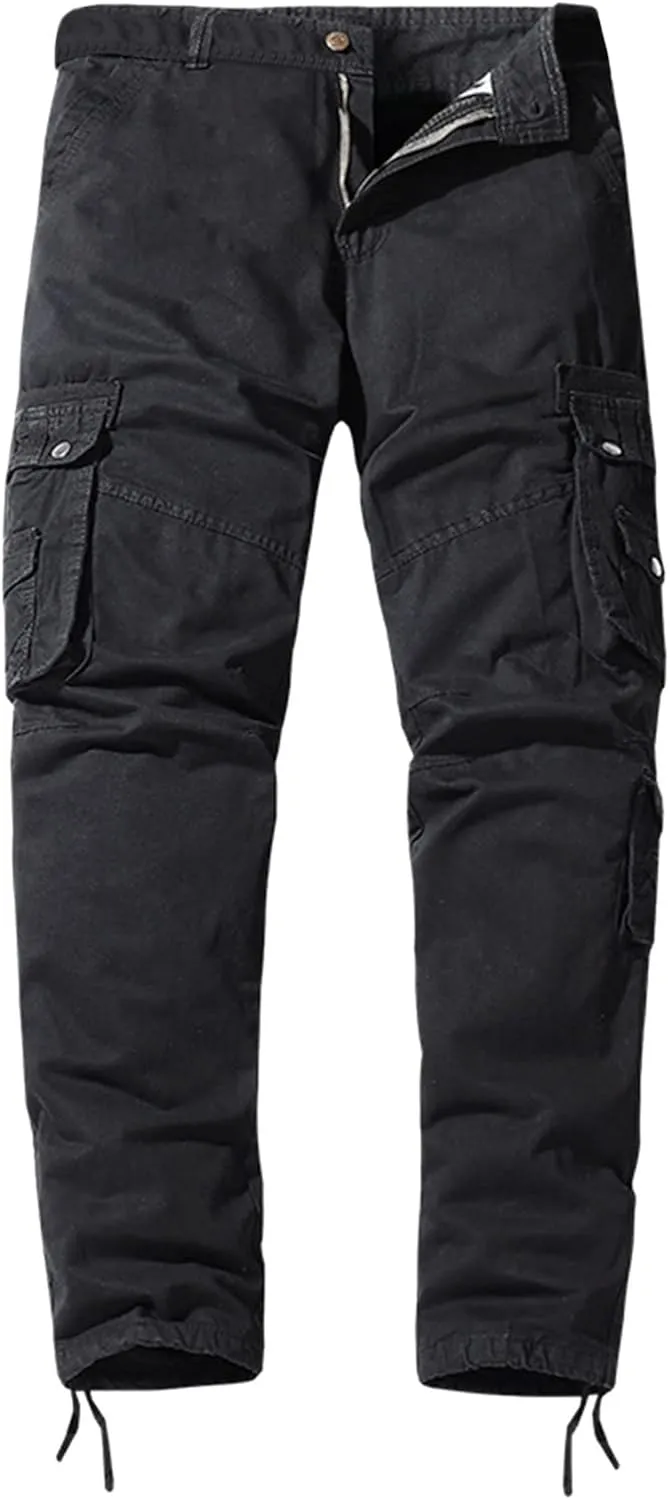 Cargo Pants for Men Joggers Pants Casual Gym Workout Track Pants Comfortable Slim Fit Tapered Sweatpants with Pockets