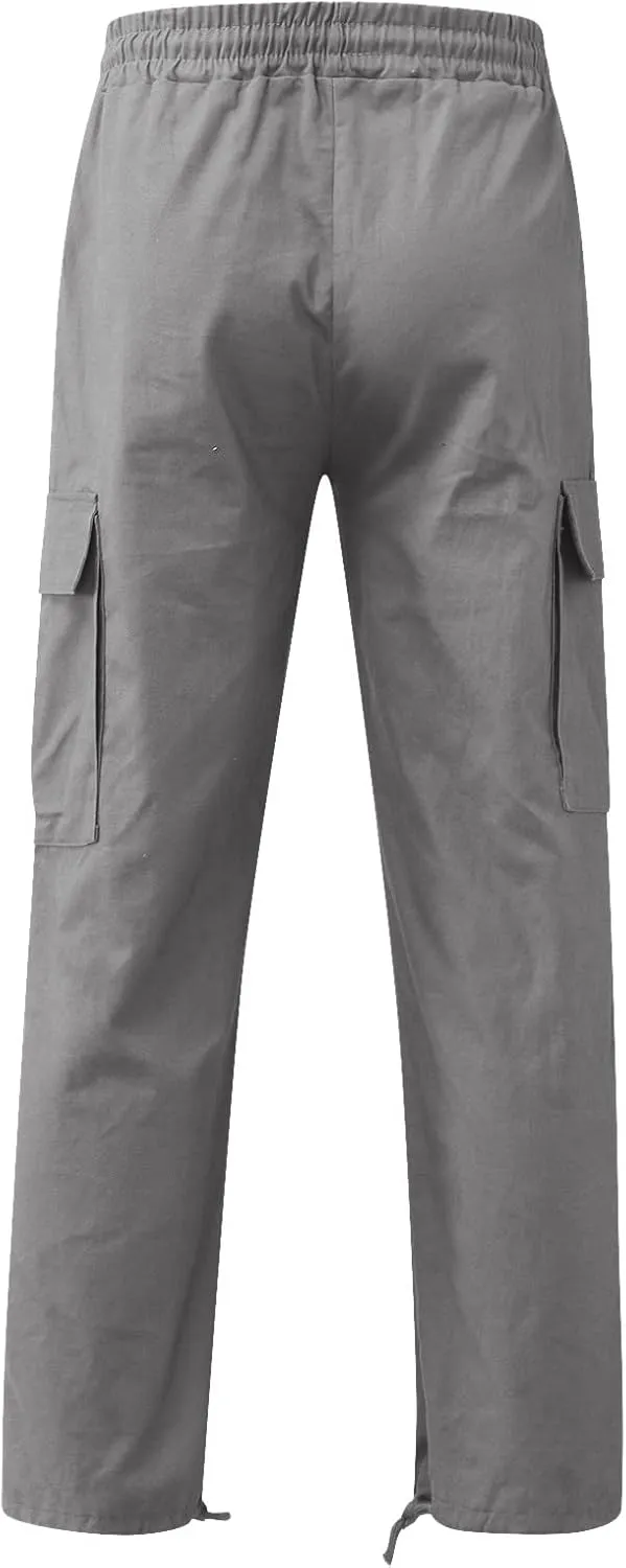 Cargo Pants for Men, Mens Fashion Cargo Pants Athletic Joggers Pants Chino Trousers Sweatpants Long Pants Workout Trousers