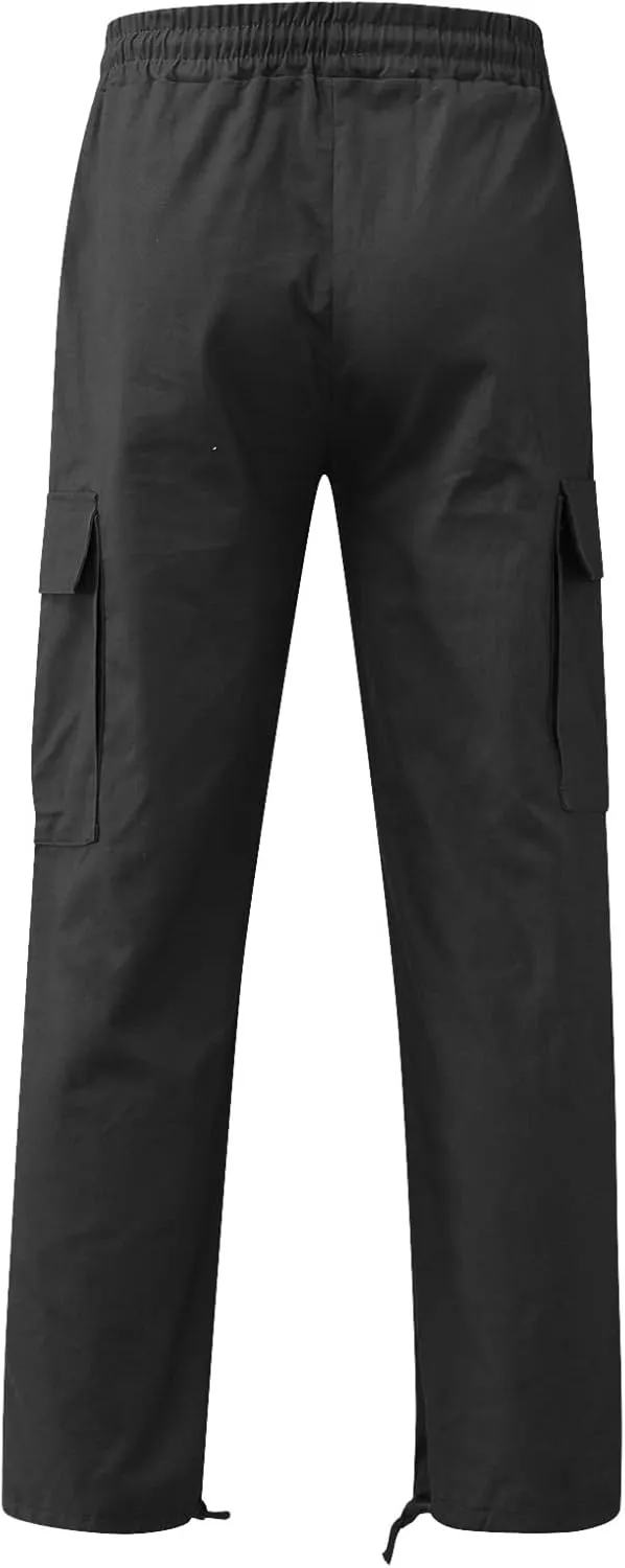 Cargo Pants for Men, Mens Fashion Cargo Pants Athletic Joggers Pants Chino Trousers Sweatpants Long Pants Workout Trousers