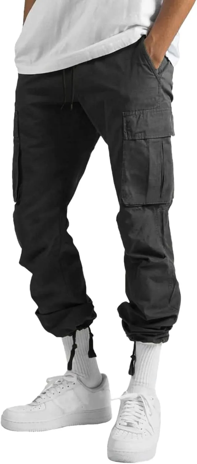 Cargo Pants for Men, Mens Fashion Cargo Pants Athletic Joggers Pants Chino Trousers Sweatpants Long Pants Workout Trousers