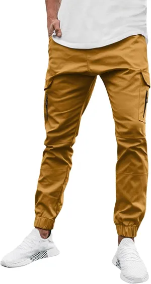 Cargo Pants for Men Relaxed Fit Baggy Big and Tall Jogger Sweatpant Cargo Joggers for Men Stretch Relaxed Fit Elastic