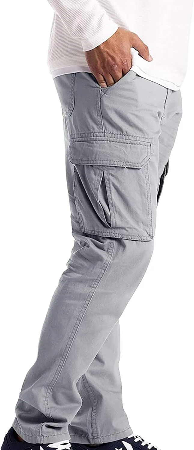 Cargo Pants for Men Relaxed Fit Cargo Sweatpants Outdoor Joggers Sweatpants Joggers for Men Big and Tall Mens Joggers