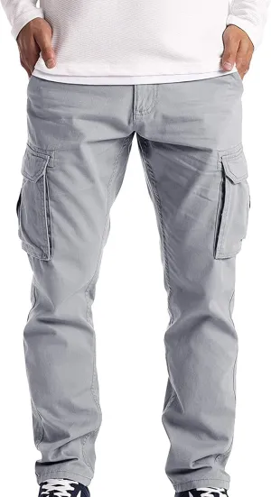 Cargo Pants for Men Relaxed Fit Cargo Sweatpants Outdoor Joggers Sweatpants Joggers for Men Big and Tall Mens Joggers