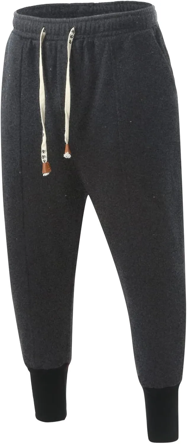 Cargo Pants for Men Relaxed Fit Mens Cargo Pants Waist Solid Color Pants Pocket Loose Fleece Casual Pants Men Fashion