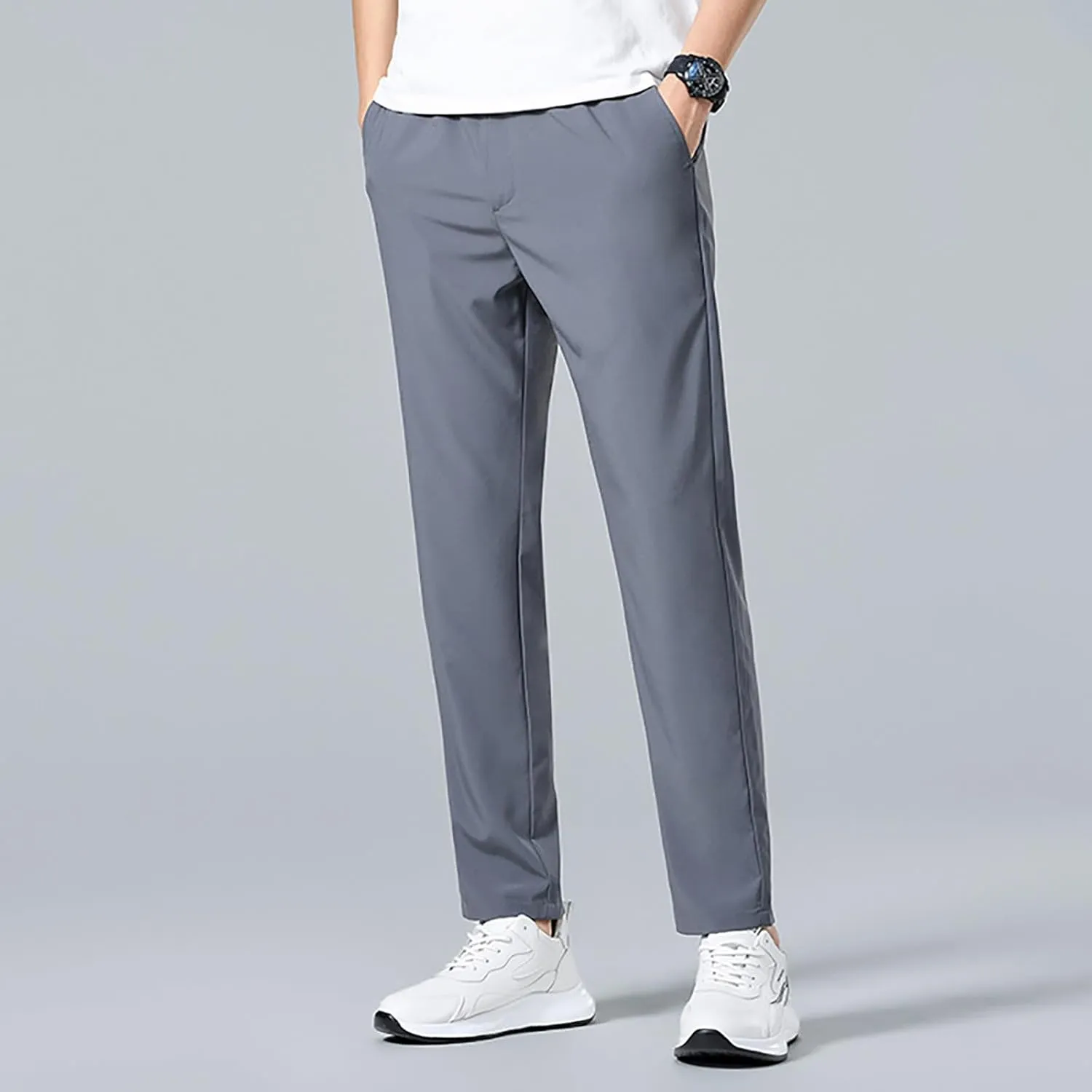 Cargo Work Pant Mens Lightweight Casual Combat Cargo Pants Training Sweatpants Loose Joggers Sweat Pant