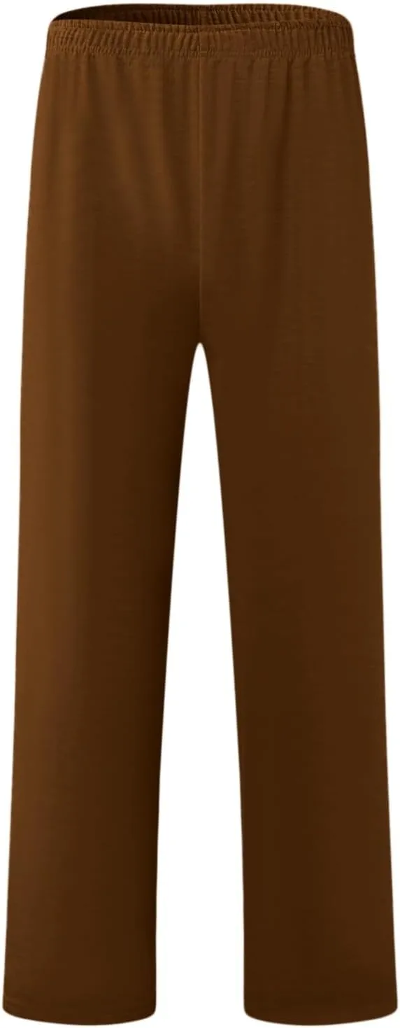 Cargo Work Pant Men's Linen Casual Lounge Pants Gym Sports Sweatpants Pockets Baggy Joggers Sweat Pant