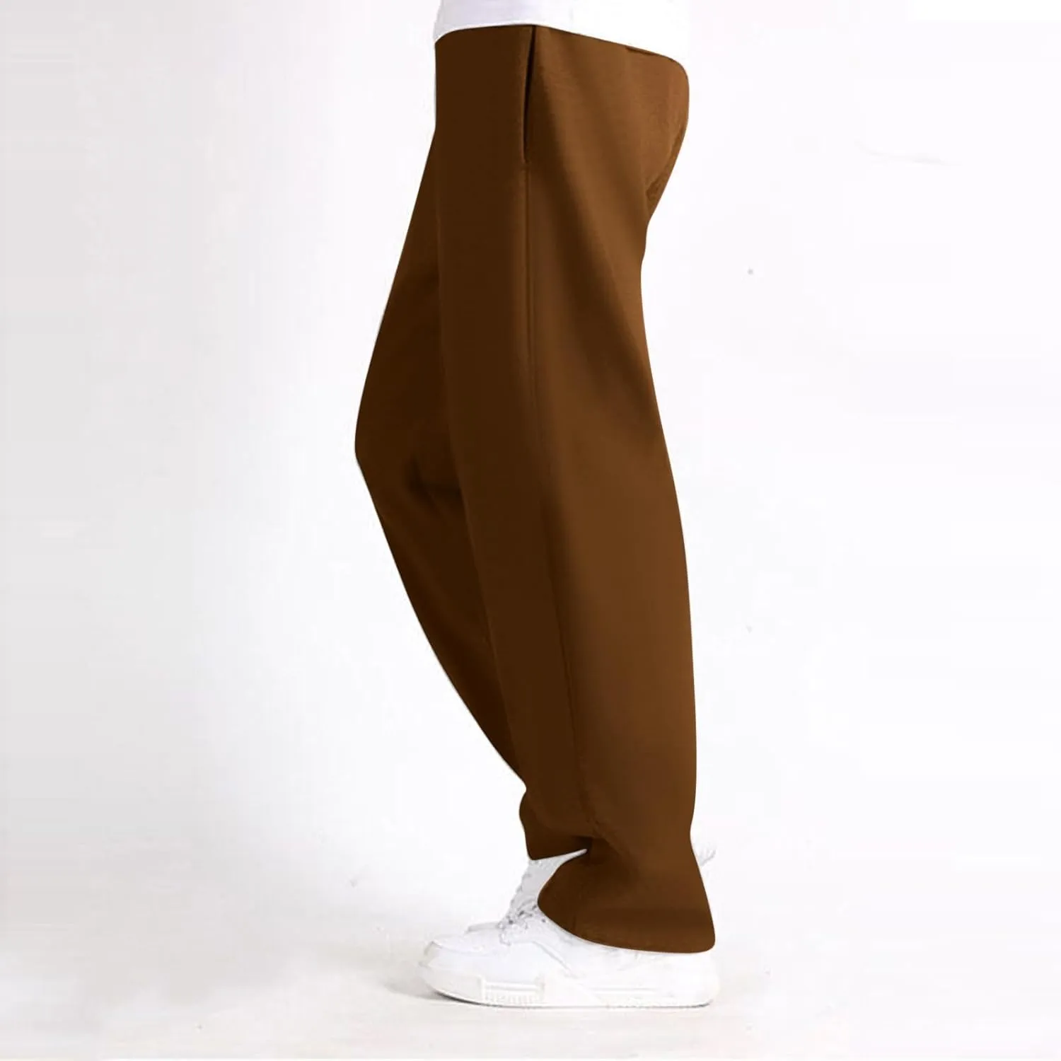 Cargo Work Pant Men's Linen Casual Lounge Pants Gym Sports Sweatpants Pockets Baggy Joggers Sweat Pant