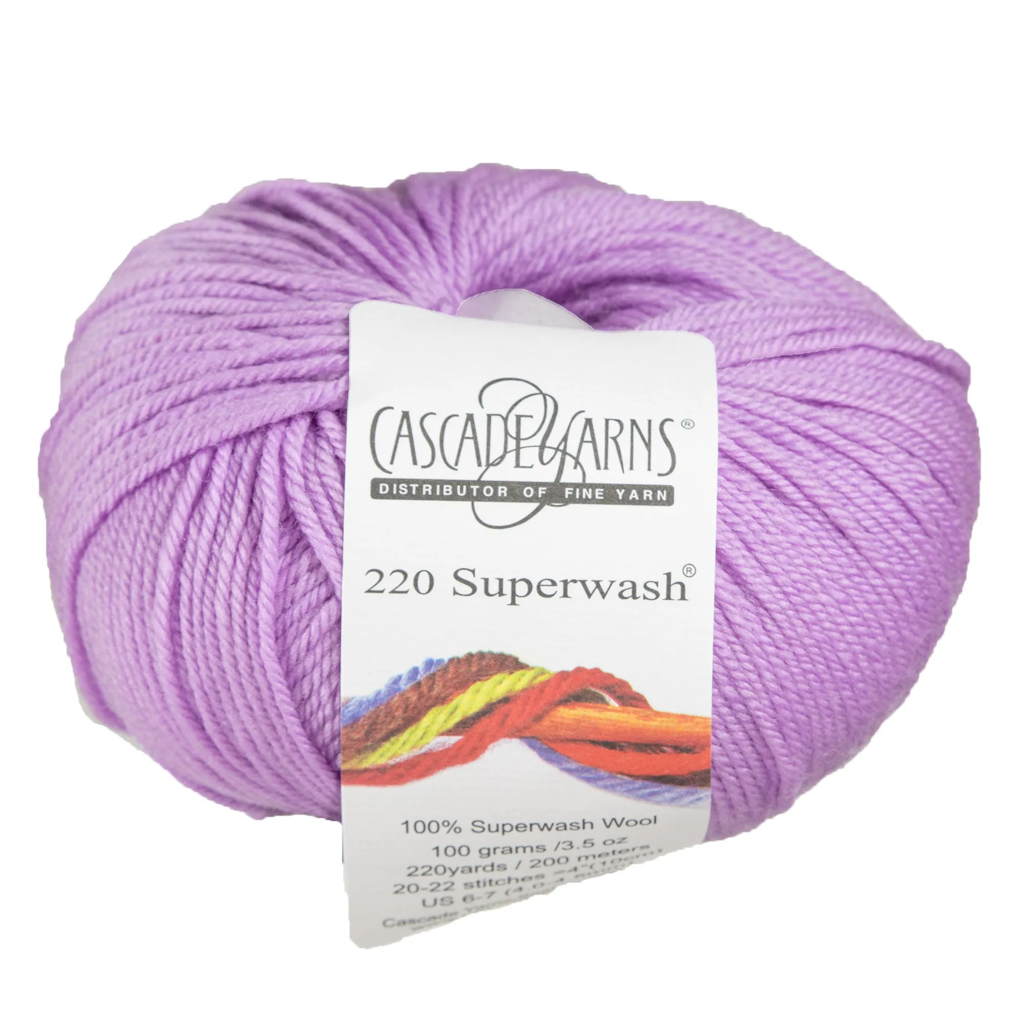Cascade Yarns 220 Superwash Yarn - 0842 Light Iris