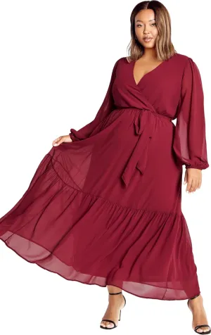 City Chic Women's Charlie Maxi Dress