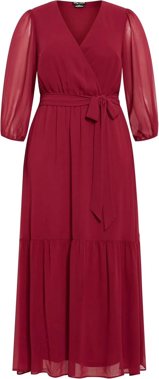 City Chic Women's Charlie Maxi Dress