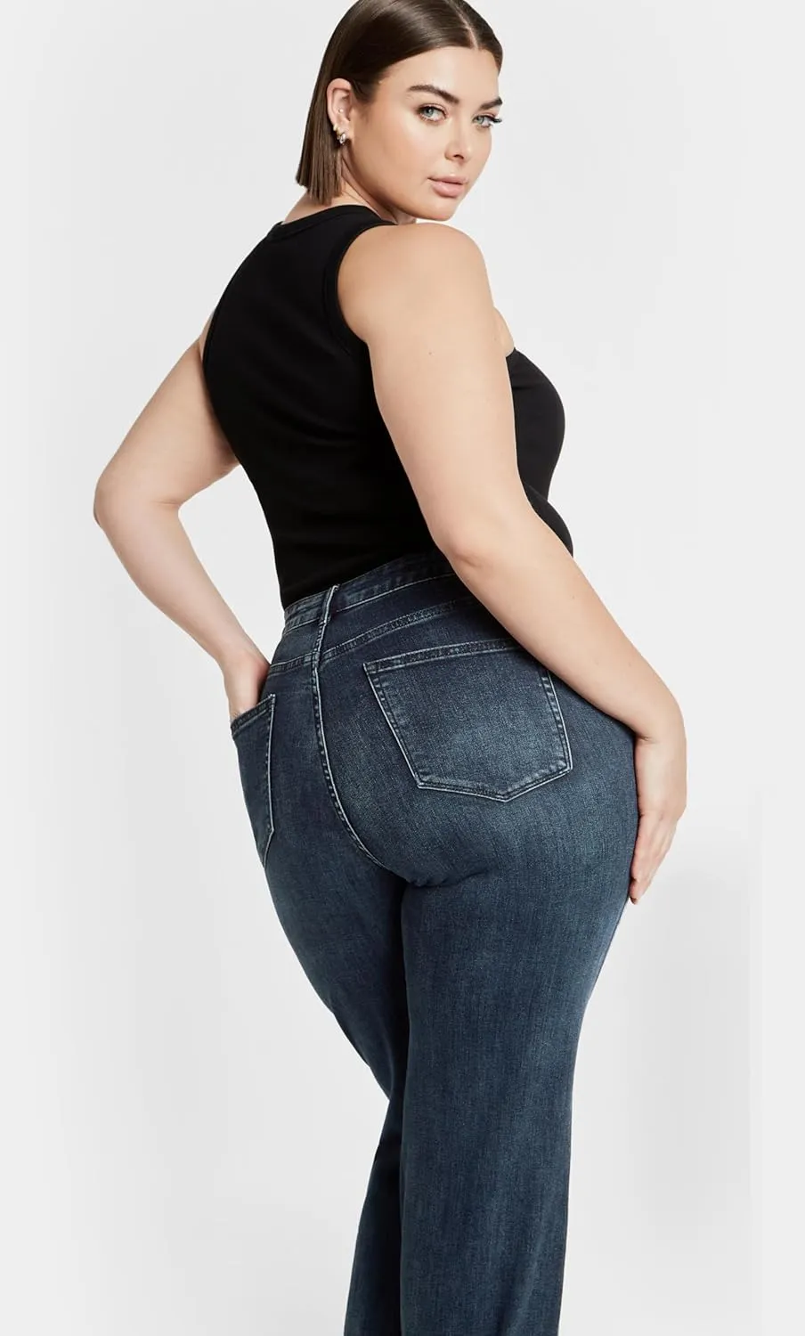 City Chic Women's Harley Ivy Straight Jean