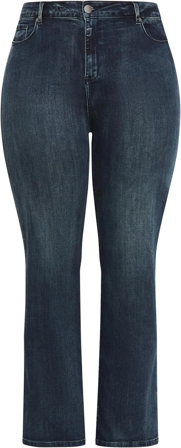 City Chic Women's Harley Ivy Straight Jean