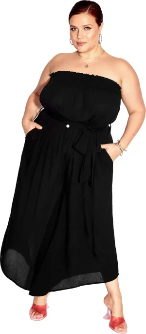 City Chic Womens Jumpsuit Holiday Sun