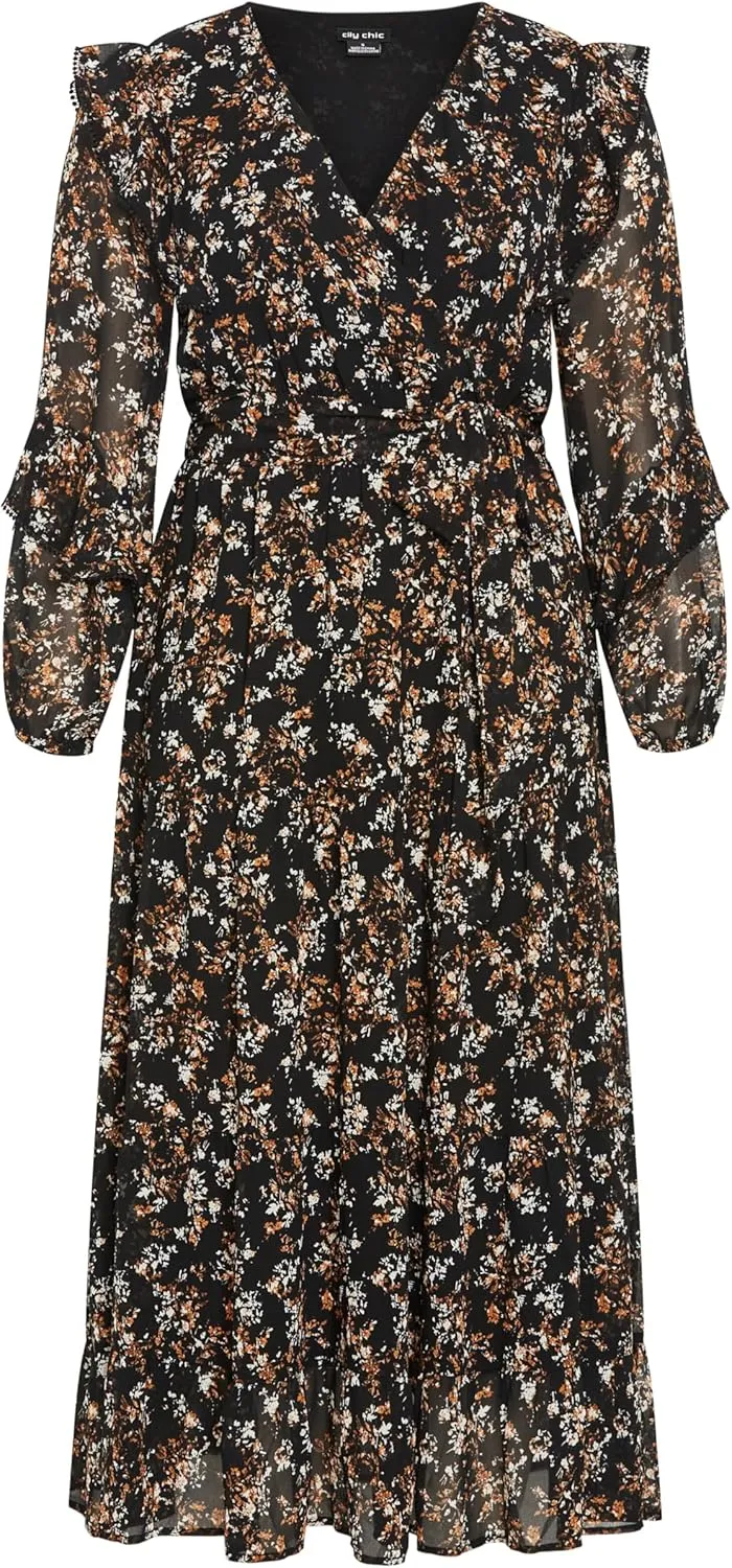 City Chic Women's Lila Maxi Dress