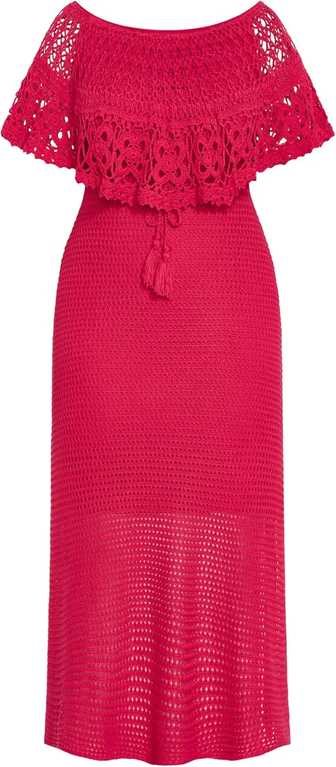 City Chic Women's Plus Size Dress - Callie Crochet