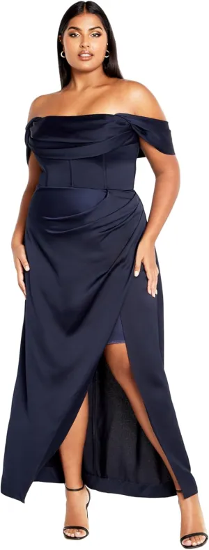 City Chic Women's Plus Size Maxi Dress - Forbidden Love