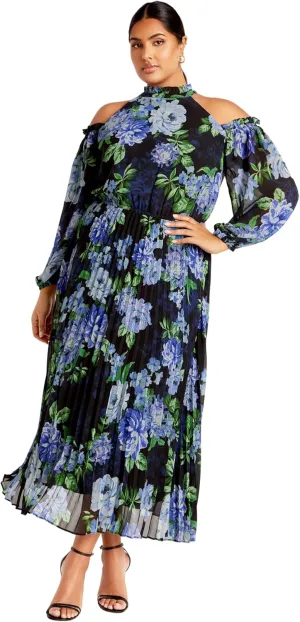 City Chic Women's Plus Size Maxi Promise PRT