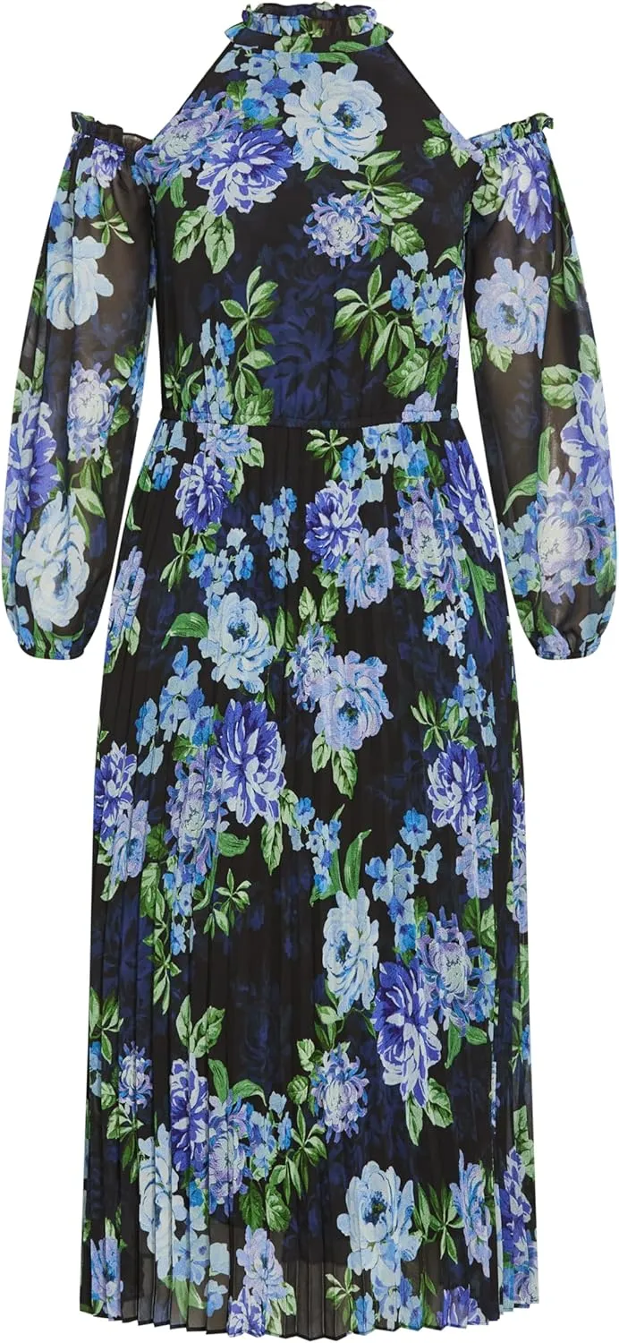 City Chic Women's Plus Size Maxi Promise PRT