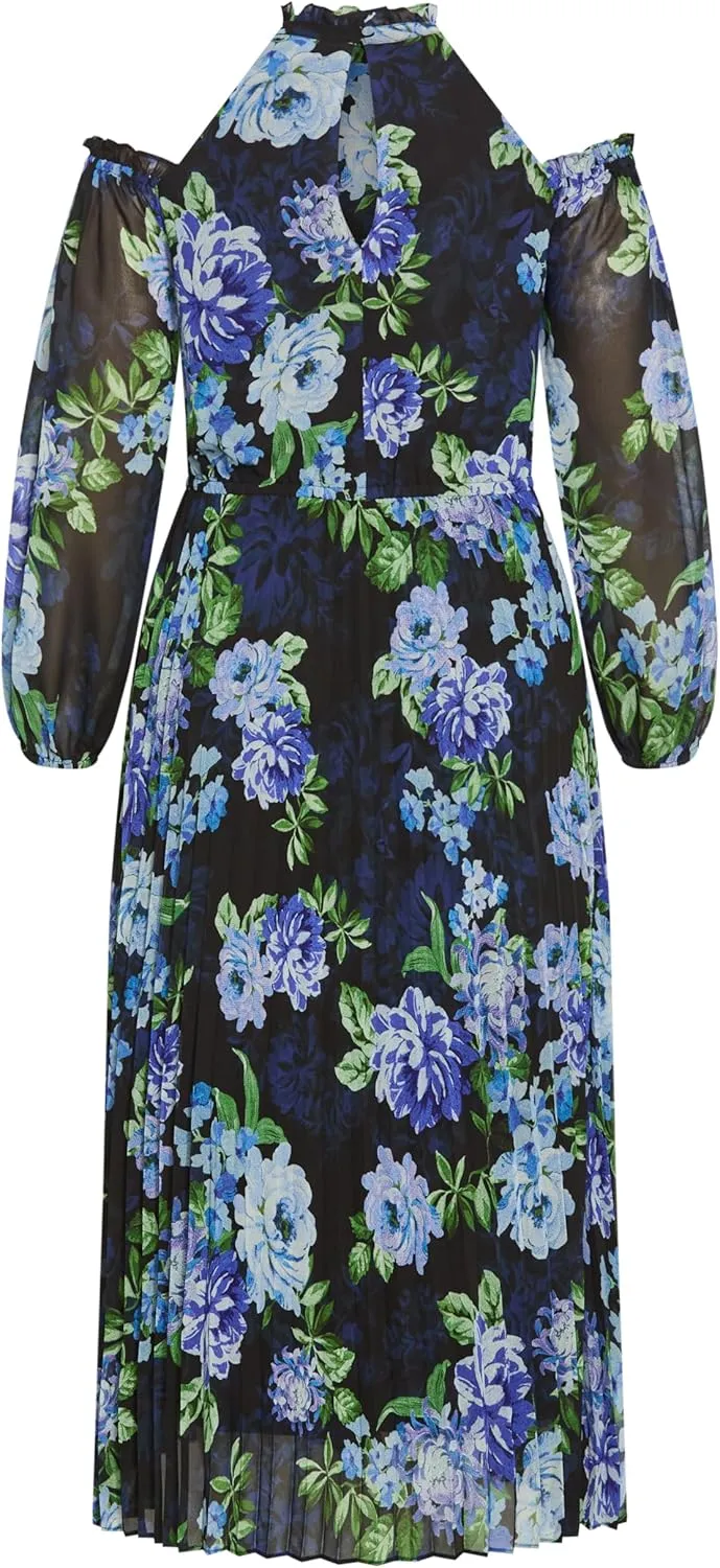 City Chic Women's Plus Size Maxi Promise PRT