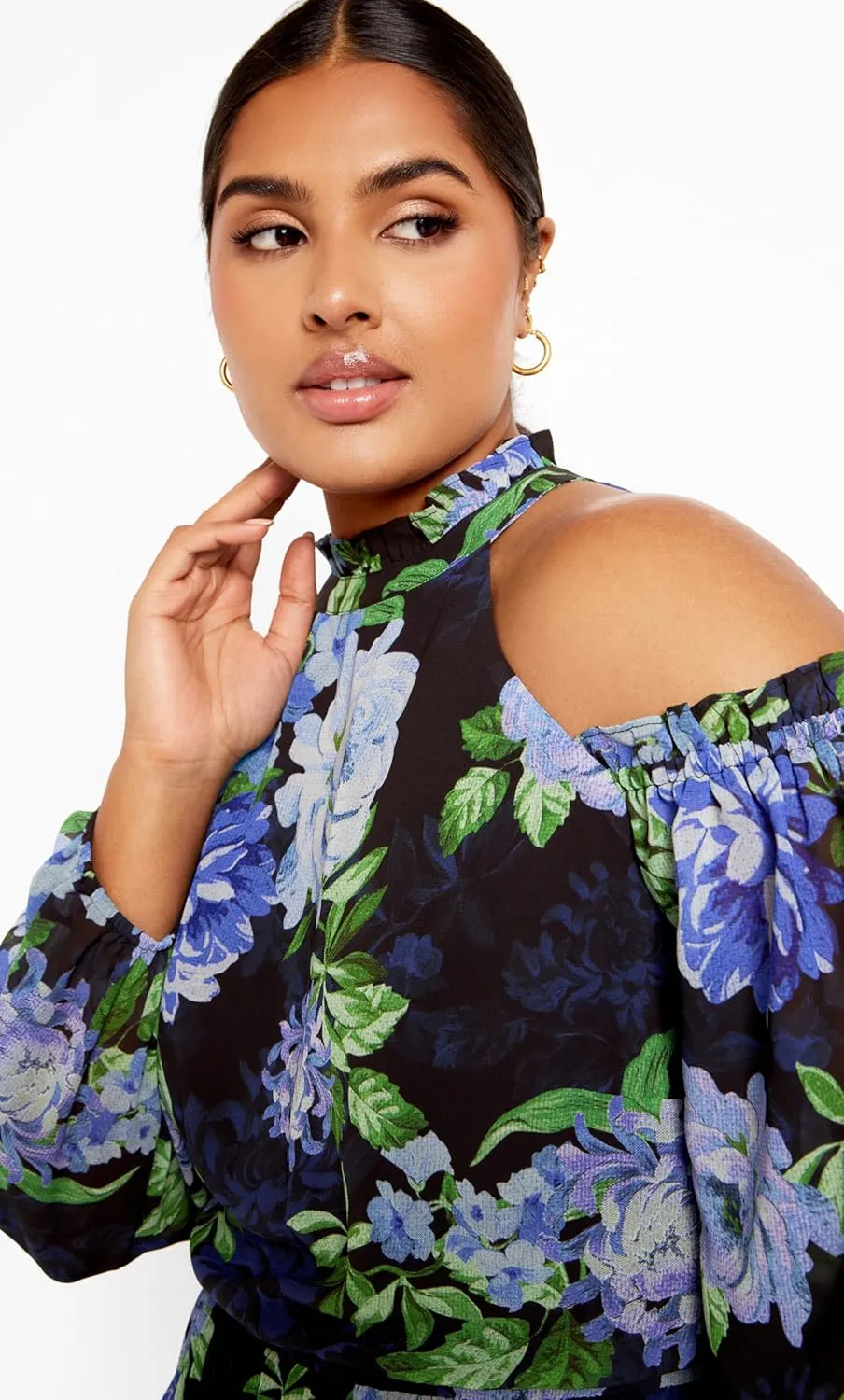 City Chic Women's Plus Size Maxi Promise PRT