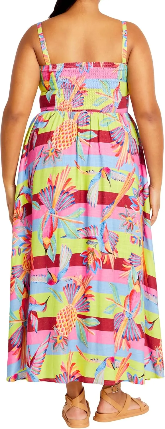 City Chic Women's Plus Size Saraya Maxi Dress