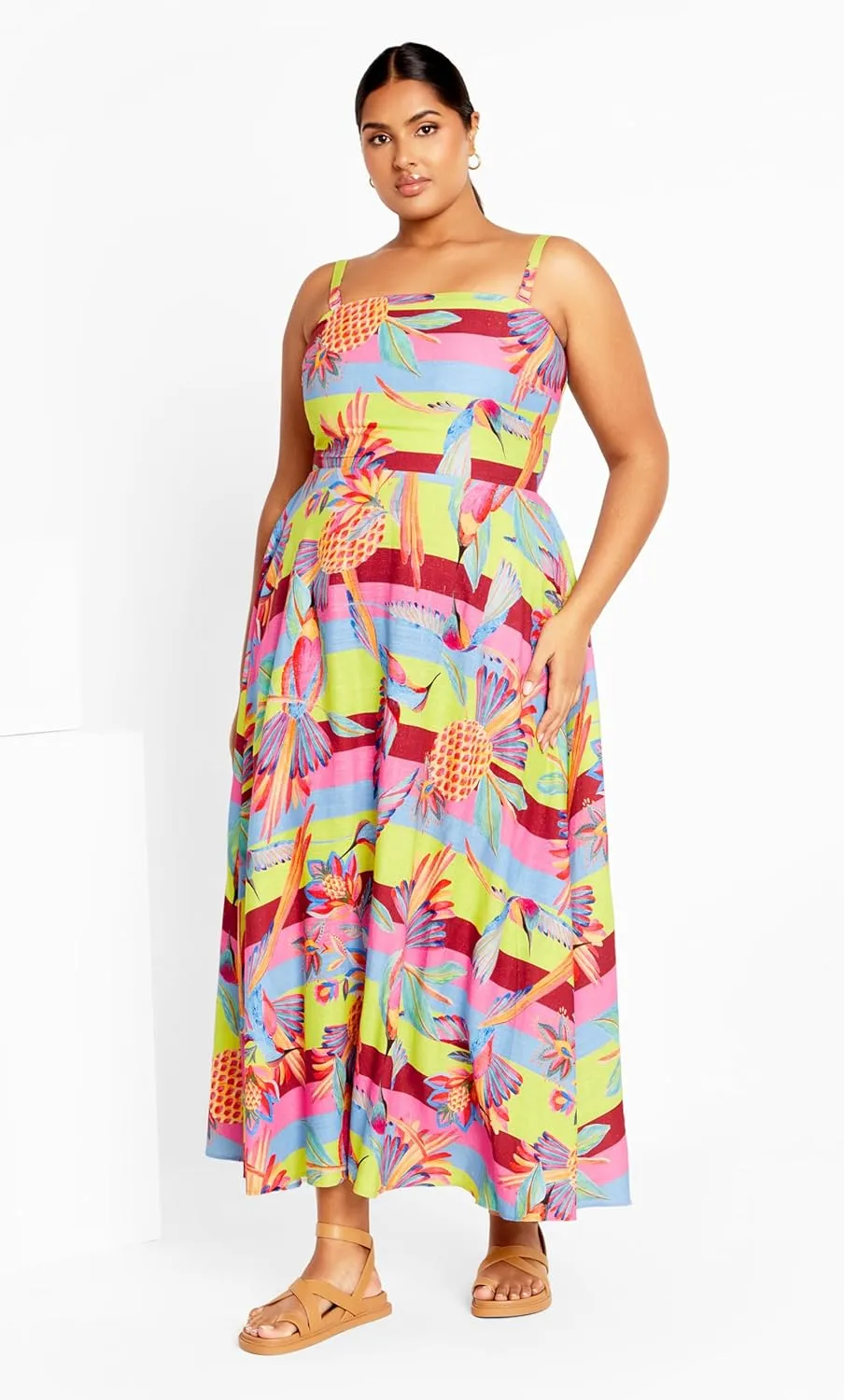 City Chic Women's Plus Size Saraya Maxi Dress