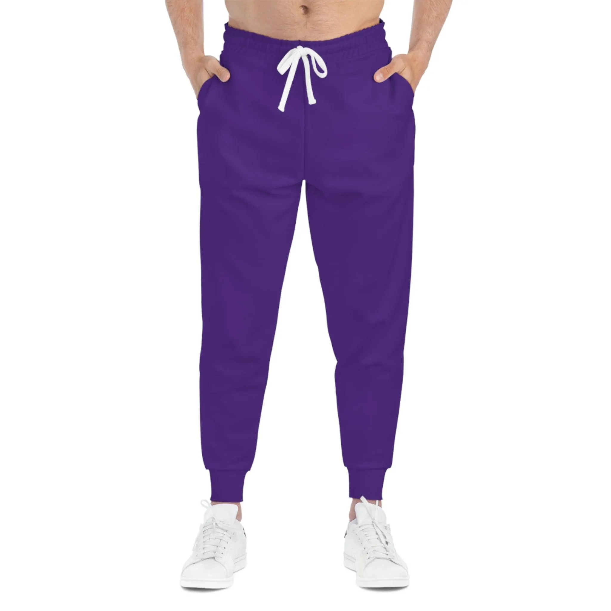 Comfortable Athletic Joggers - Purple