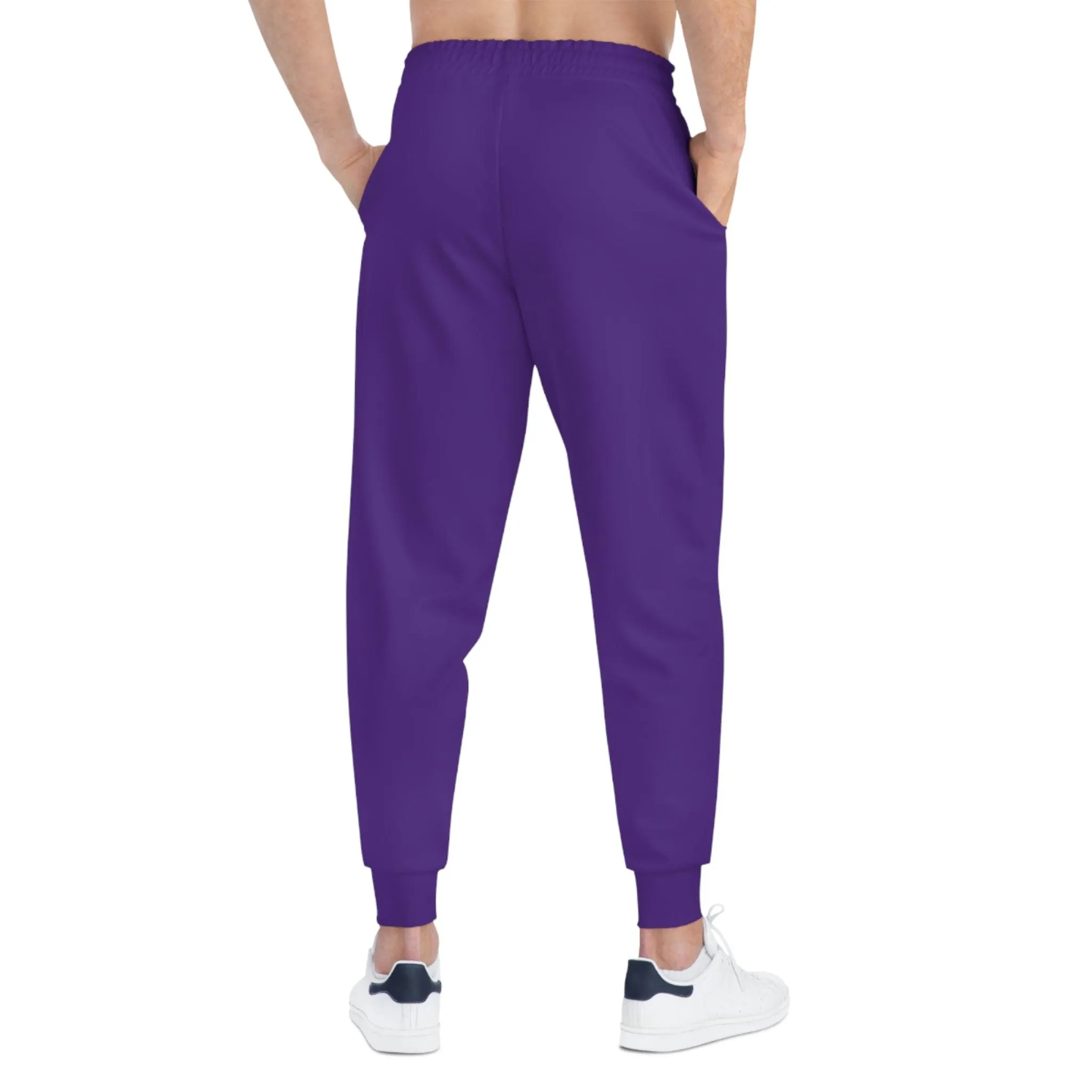 Comfortable Athletic Joggers - Purple