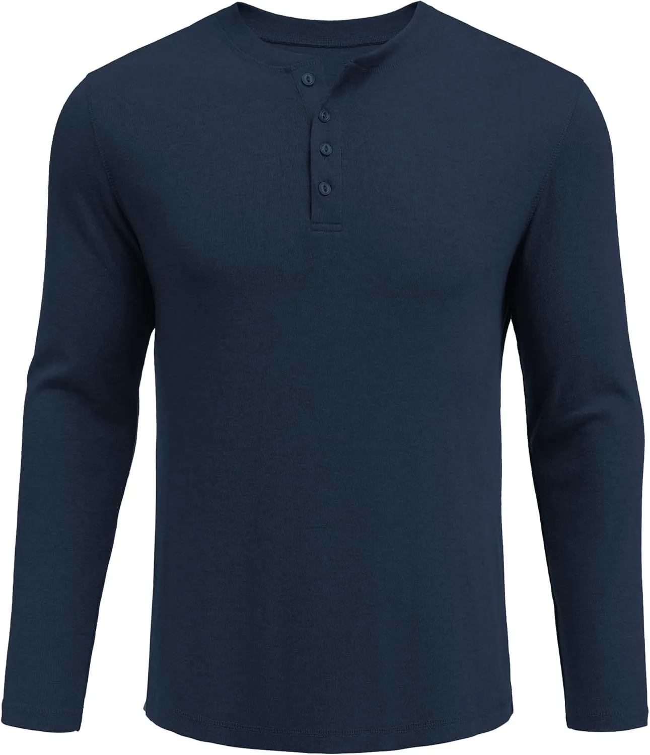 COOFANDY Mens Henley Shirts Long Sleeve Fashion Tee Shirts Slim Fit 4 Buttons T-Shirts Casual Basic Pullover Top