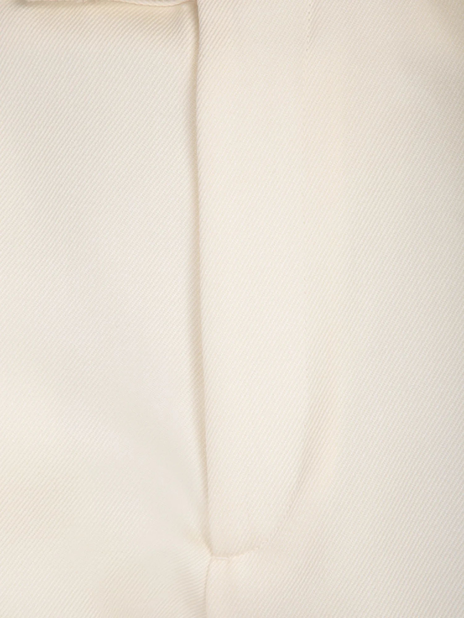 Cream wool trousers