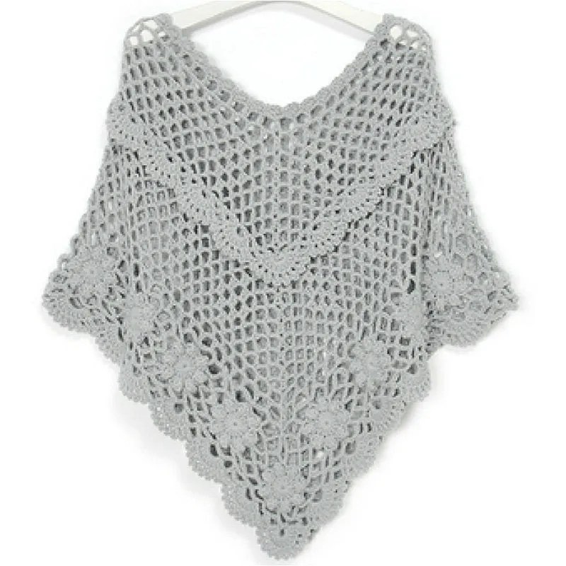 Crochet Hollow Shawl