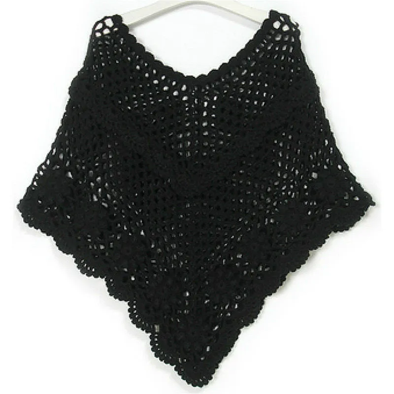 Crochet Hollow Shawl